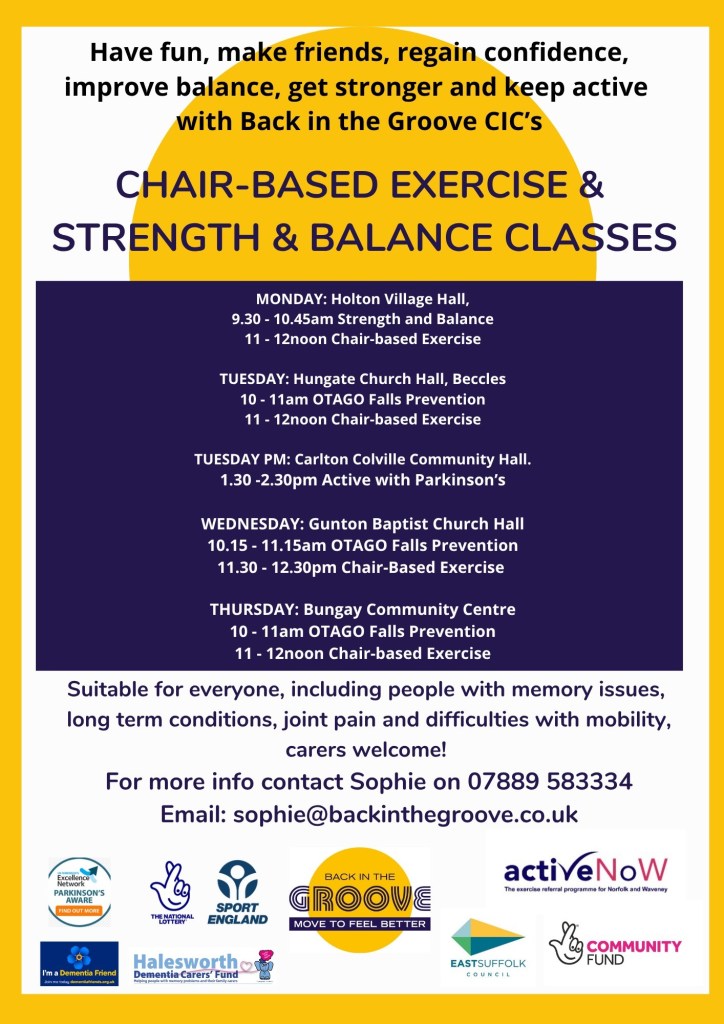 Back in the Groove Classes Summer 2026